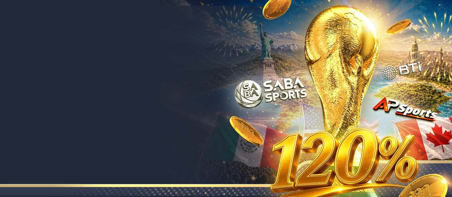 WELCOME BONUS 120%